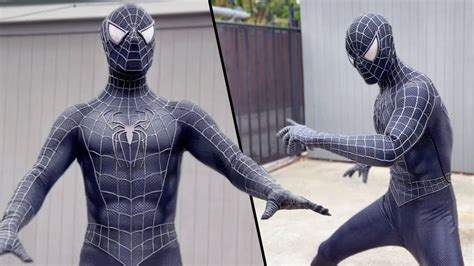 tobey maguire black suit|black symbiote suit spider-man.